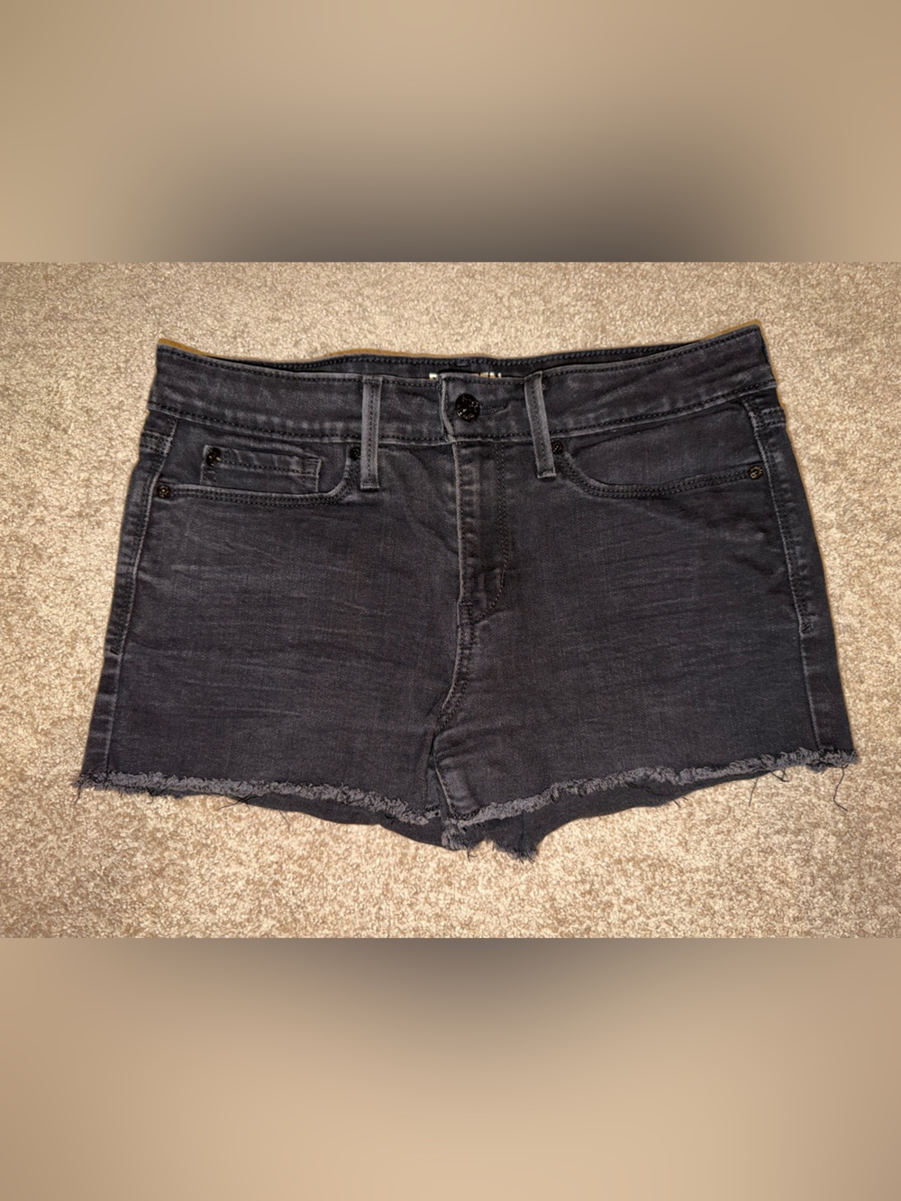 Levi’s Black Denim Women's Shorts